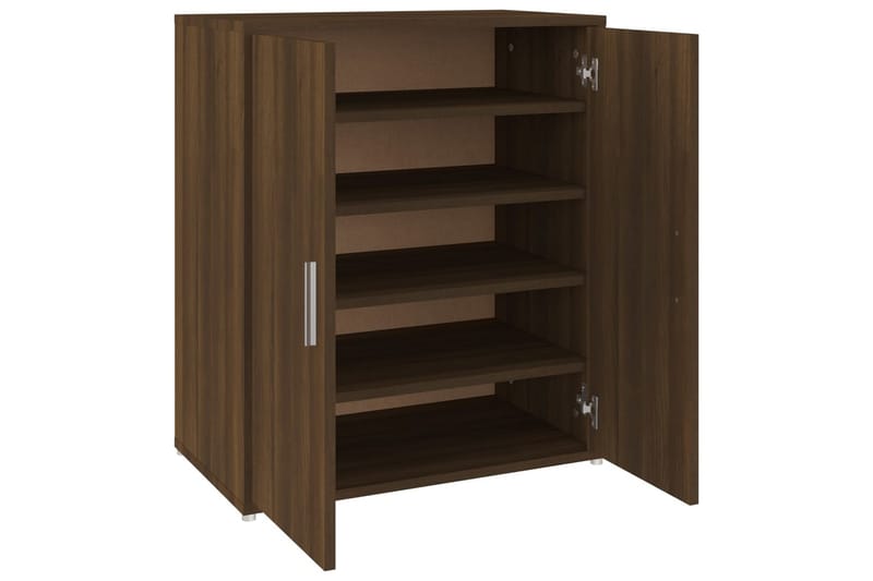 beBasic Skoställ brun ek 60x35x70 cm konstruerat trä - Förvaring - Sko- & klädförvaring - Skoförvaring