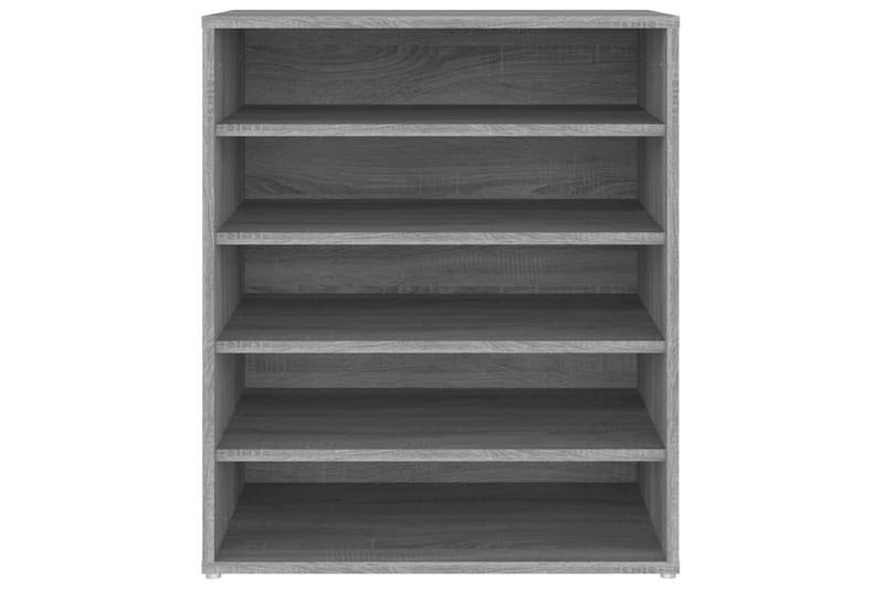 beBasic Skoställ grå sonoma 60x35x70 cm konstruerat trä - Förvaring - Sko- & klädförvaring - Skoförvaring