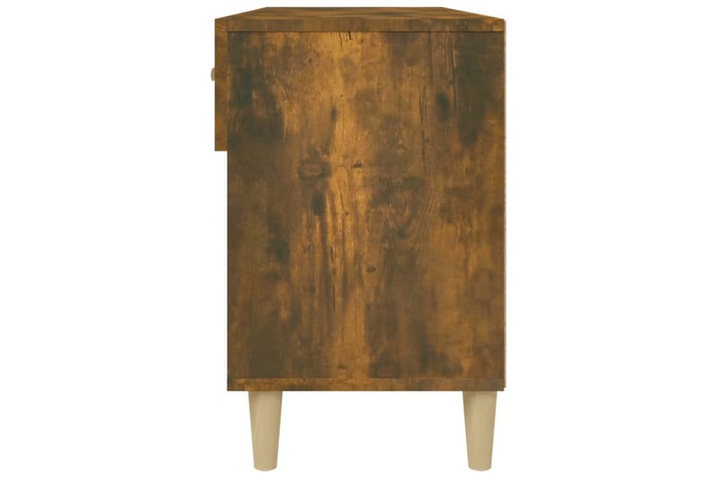 beBasic Skoställ rökfärgad ek 102x35x55 cm konstruerat trä - Förvaring - Sko- & klädförvaring - Skoförvaring