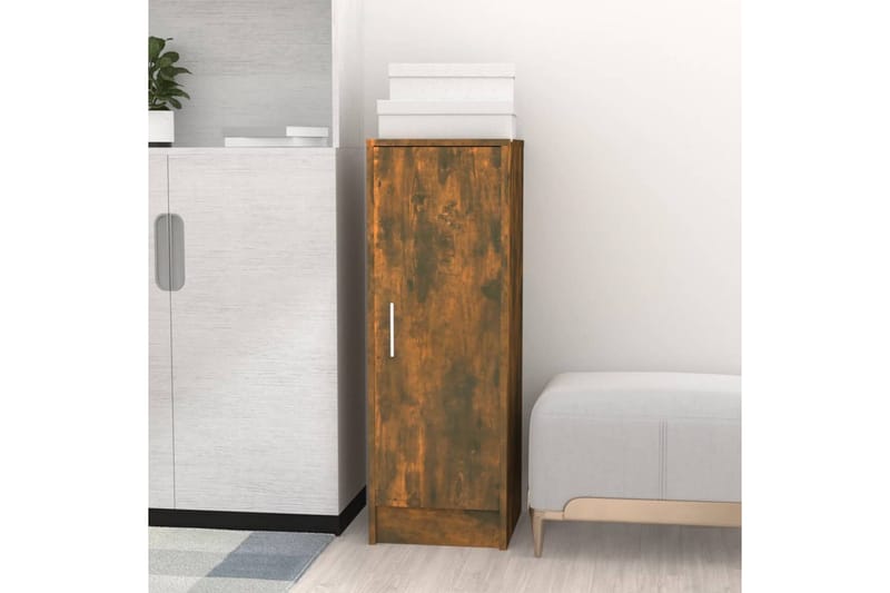 beBasic Skoställ rökfärgad ek 32x35x92 cm konstruerat trä - Förvaring - Sko- & klädförvaring - Skoförvaring