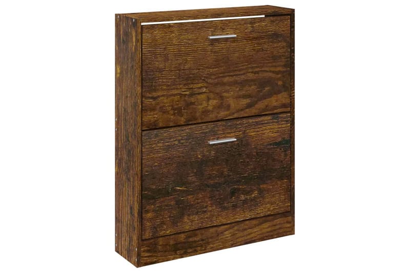 beBasic Skoställ rökfärgad ek 59x17x81 cm konstruerat trä - Förvaring - Sko- & klädförvaring - Skoförvaring