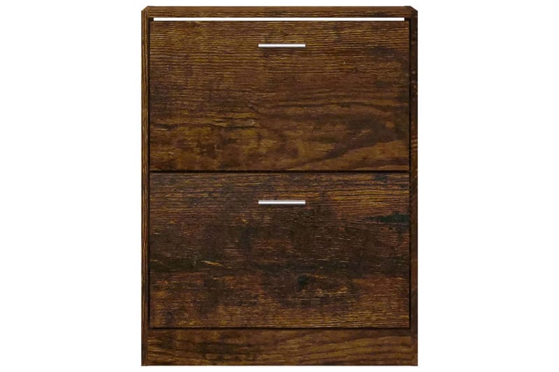 beBasic Skoställ rökfärgad ek 59x17x81 cm konstruerat trä - Förvaring - Sko- & klädförvaring - Skoförvaring