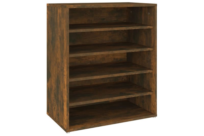 beBasic Skoställ rökfärgad ek 60x35x70 cm konstruerat trä - Förvaring - Sko- & klädförvaring - Skoförvaring