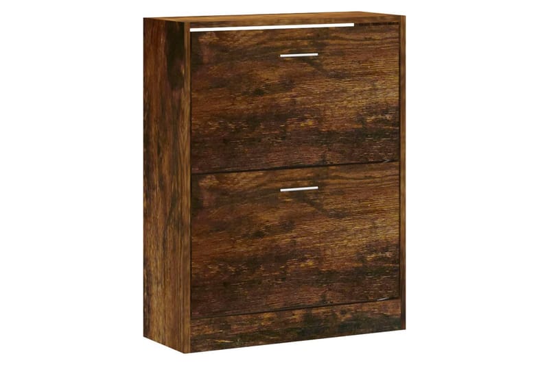 beBasic Skoställ rökfärgad ek 63x24x81 cm konstruerat trä - Förvaring - Sko- & klädförvaring - Skoförvaring