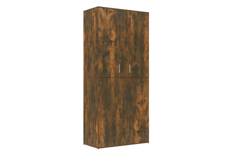 beBasic Skoställ rökfärgad ek 80x39x178 cm konstruerat trä - Förvaring - Sko- & klädförvaring - Skoförvaring