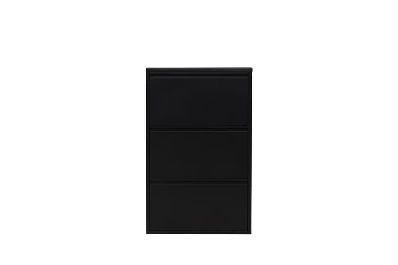 Bonito Skoskåp 60x15 cm - Svart - Förvaring - Sko- & klädförvaring - Skoförvaring
