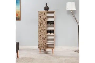 Brokind Skoskåp 50 cm - Brun/Mönstrad - Förvaring - Sko- & klädförvaring - Skoförvaring