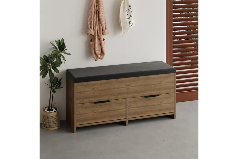 Cove Skoskåp 106 cm - Brun - Förvaring - Sko- & klädförvaring - Skoförvaring