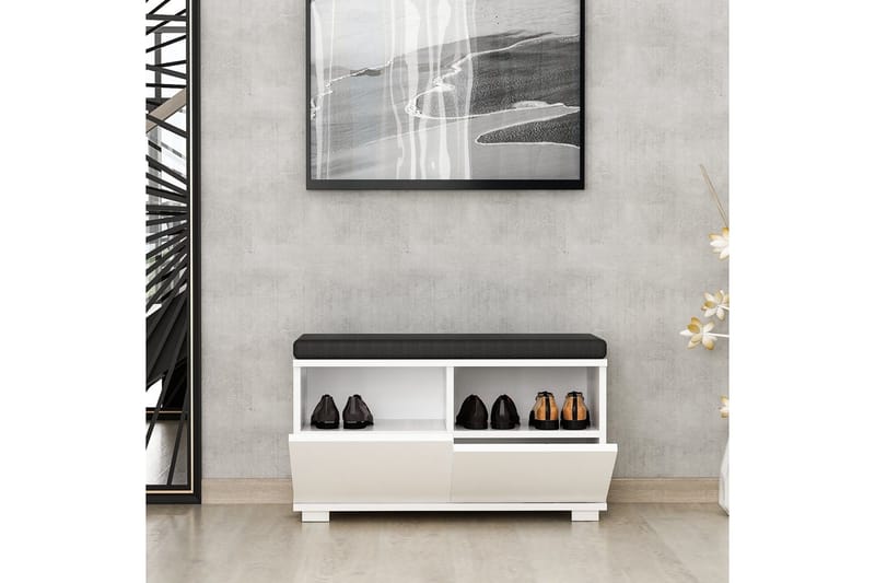 Drago Skoskåp 80 cm - Vit - Förvaring - Sko- & klädförvaring - Skoförvaring