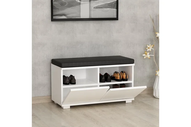 Drago Skoskåp 80 cm - Vit - Förvaring - Sko- & klädförvaring - Skoförvaring