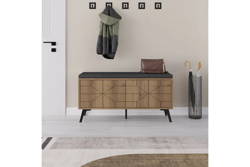 Dune Skoskåp 107 cm - Brun - Förvaring - Sko- & klädförvaring - Skoförvaring