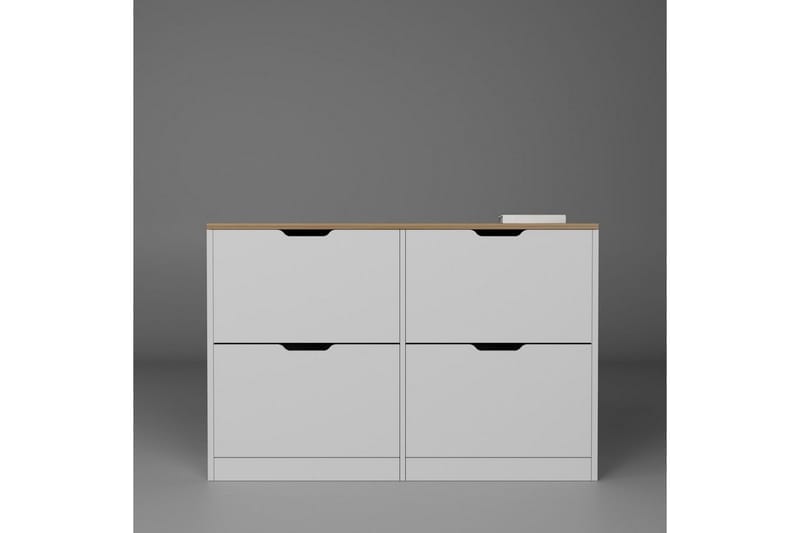 Durusu Skoskåp 120 cm - Matt Vit - Förvaring - Sko- & klädförvaring - Skoförvaring