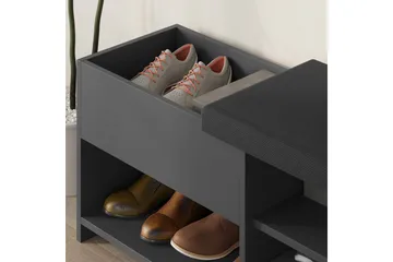 Filux Skoskåp 120,3 cm - Antracit - Förvaring - Sko- & klädförvaring - Skoförvaring