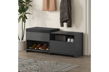 Filux Skoskåp 120,3 cm - Antracit - Förvaring - Sko- & klädförvaring - Skoförvaring