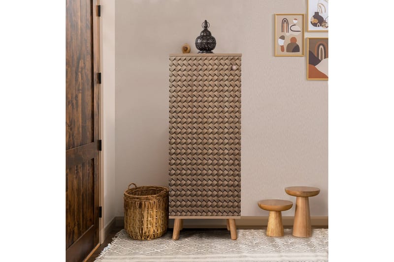 Gelsgan Skoskåp 50 cm - Brun - Förvaring - Sko- & klädförvaring - Skoförvaring