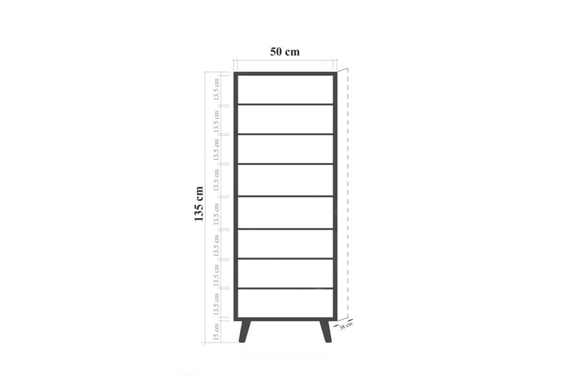 Gelsgan Skoskåp 50 cm - Flerfärgad - Förvaring - Sko- & klädförvaring - Skoförvaring