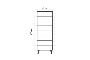 Gelsgan Skoskåp 50 cm - Gul - Förvaring - Sko- & klädförvaring - Skoförvaring