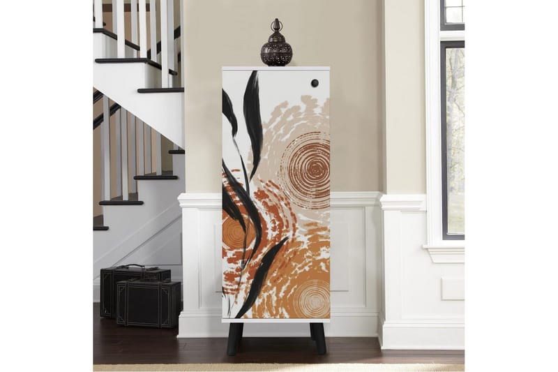 Gelsgan Skoskåp 50 cm - Vit/Svart - Förvaring - Sko- & klädförvaring - Skoförvaring