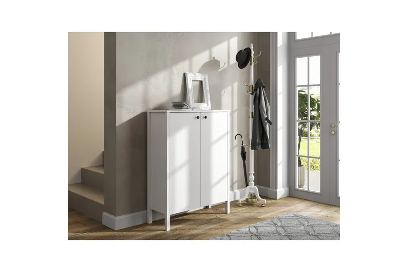 Haviland Skoskåp 90 cm - Natur/Vit - Förvaring - Sko- & klädförvaring - Skoförvaring