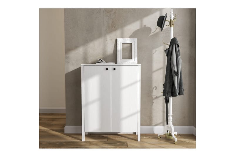 Haviland Skoskåp 90 cm - Natur/Vit - Förvaring - Sko- & klädförvaring - Skoförvaring