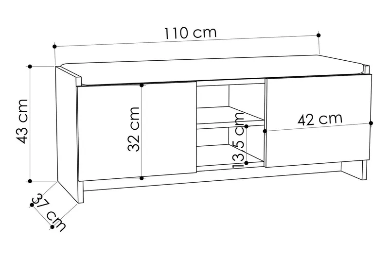 Homitis Skohylla - Brun - Förvaring - Sko- & klädförvaring - Skoförvaring
