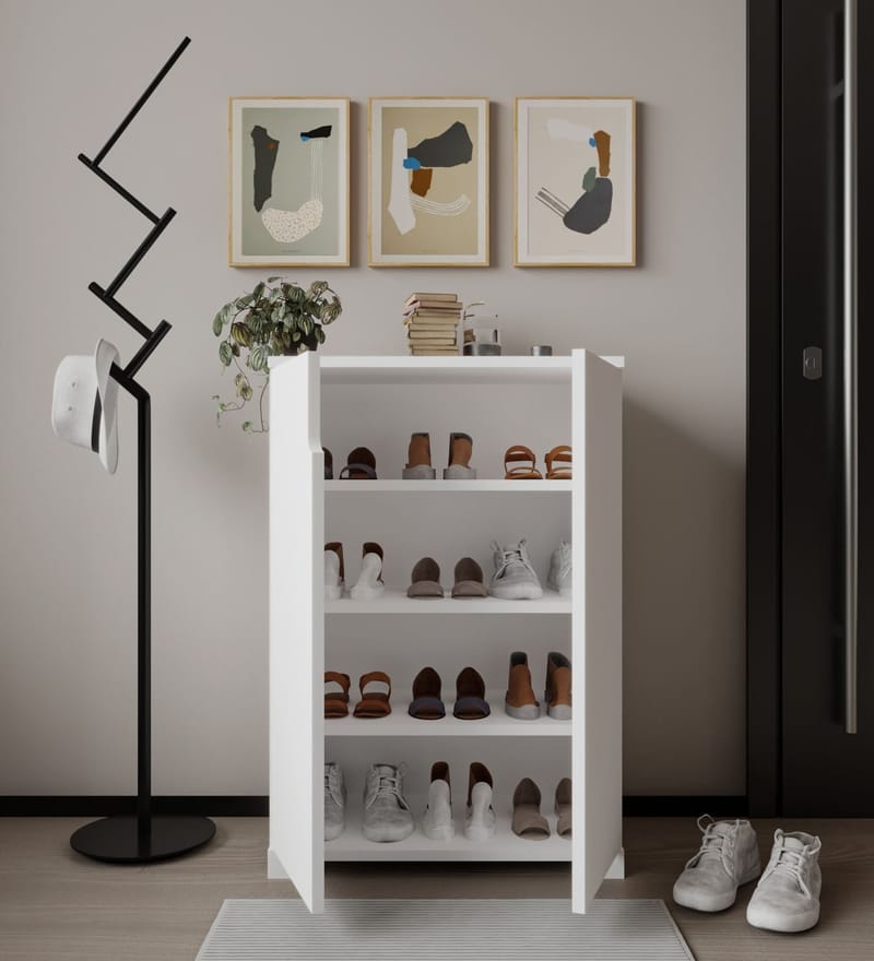 Hungirr Skoskåp 60 cm - Vit - Förvaring - Sko- & klädförvaring - Skoförvaring