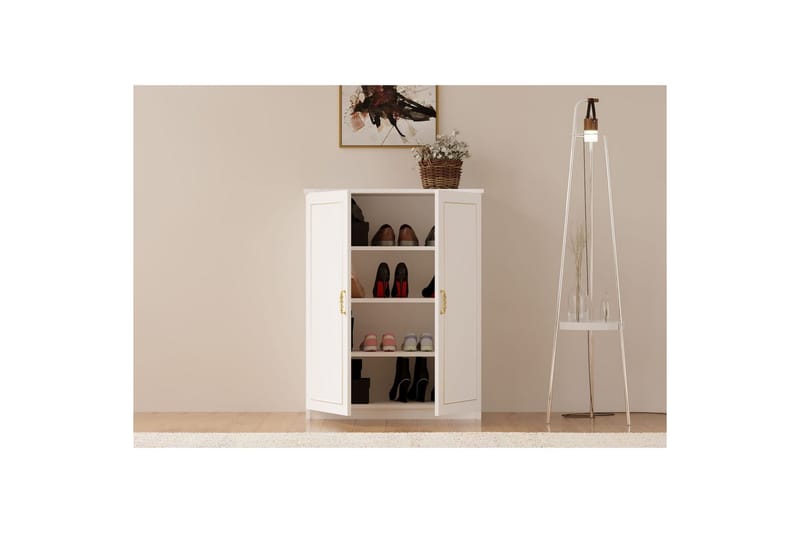 Ilena Skoskåp 70 cm - Matt Vit - Förvaring - Sko- & klädförvaring - Skoförvaring