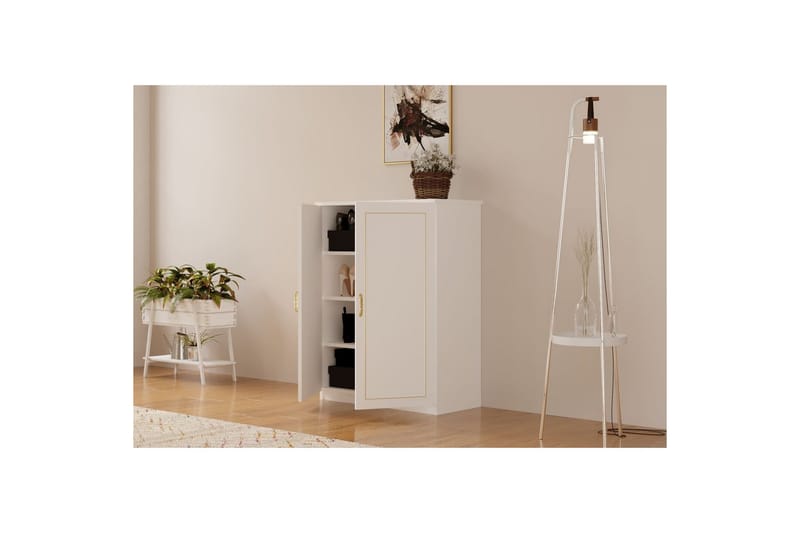 Ilena Skoskåp 70 cm - Matt Vit - Förvaring - Sko- & klädförvaring - Skoförvaring