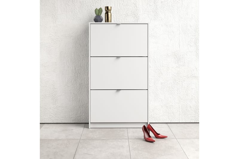KEEPIT Skoskåp 3 Fack Vit - Förvaring - Sko- & klädförvaring - Skoförvaring