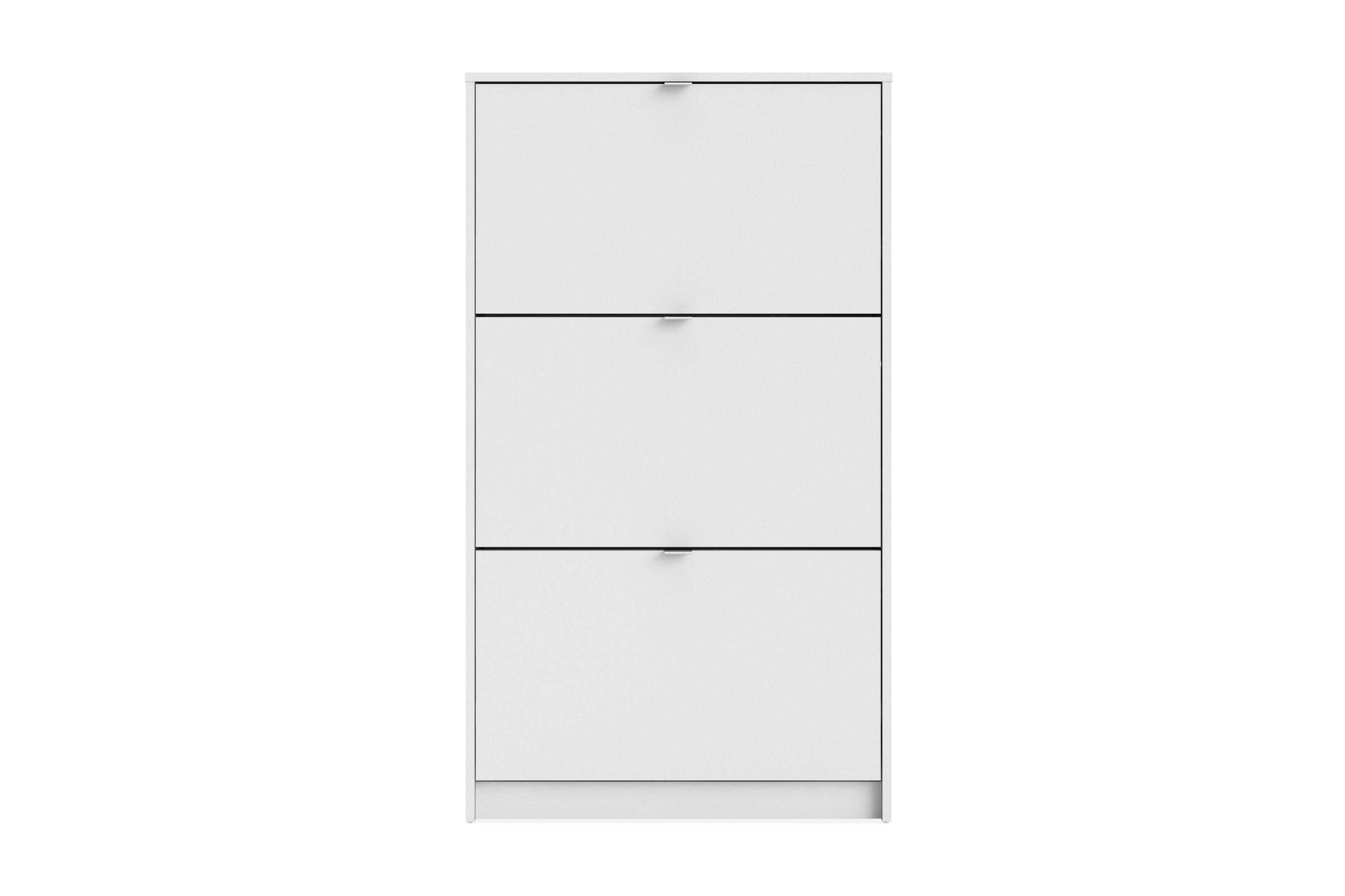 keepit skoskåp 3 fack vit -