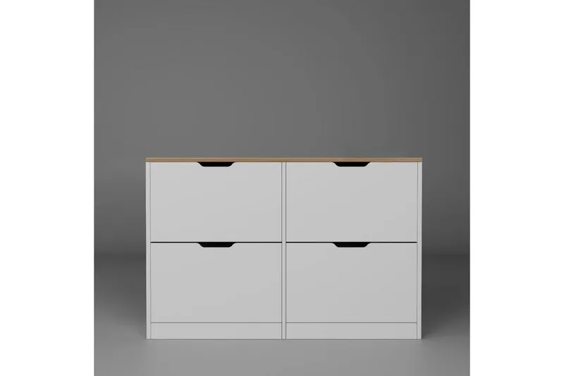 Kiichi Skoskåp 120,5 cm - Valnöt - Förvaring - Sko- & klädförvaring - Skoförvaring