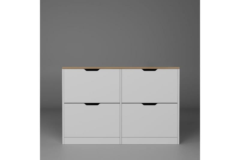 Kiichi Skoskåp 120,5 cm - Valnöt - Förvaring - Sko- & klädförvaring - Skoförvaring