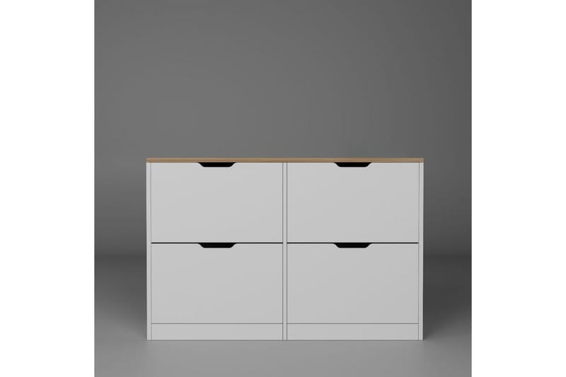 Kiichi Skoskåp 120,5 cm - Valnöt - Förvaring - Sko- & klädförvaring - Skoförvaring