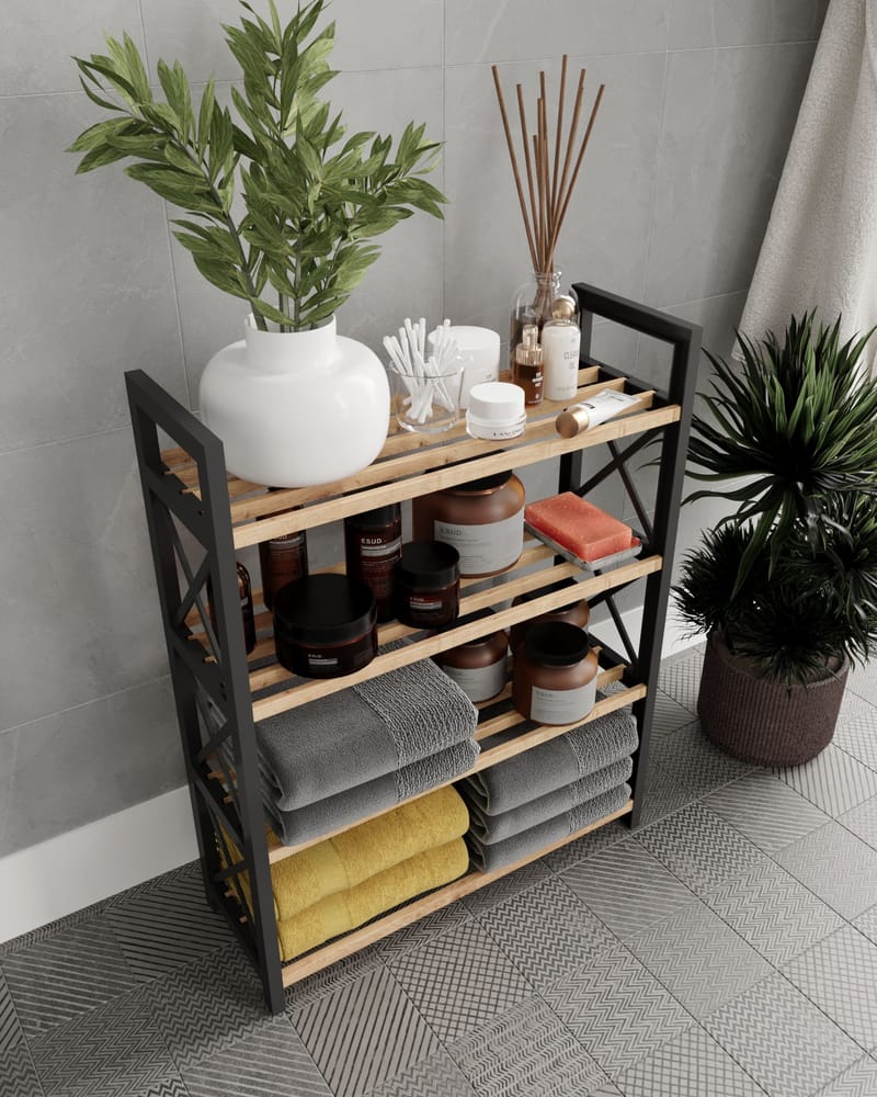 Lekora Multifunktionshylla 64 cm - Svart - Förvaring - Sko- & klädförvaring - Skoförvaring