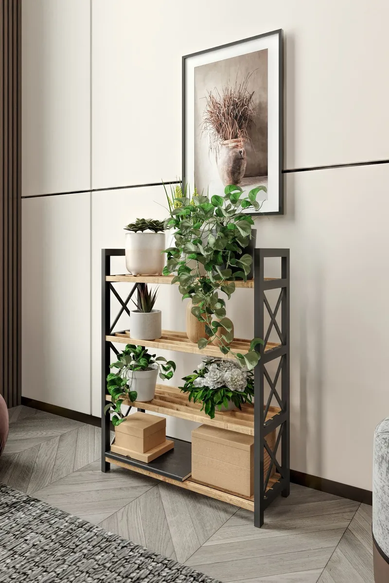 Lekora Multifunktionshylla 64 cm - Svart - Förvaring - Sko- & klädförvaring - Skoförvaring