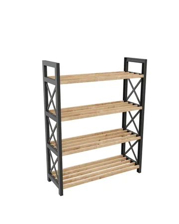 Lekora Multifunktionshylla 64 cm - Svart - Förvaring - Sko- & klädförvaring - Skoförvaring