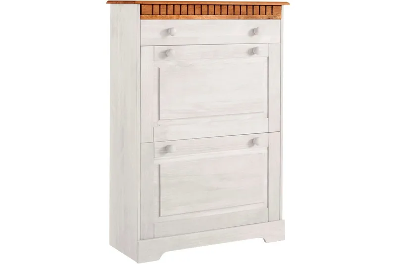 Lisa Skoskåp 75x105 cm, Vit