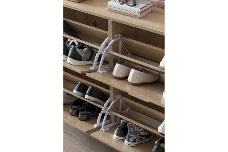 Metia Skoskåp 120x24 cm - Trä/natur - Förvaring - Sko- & klädförvaring - Skoförvaring