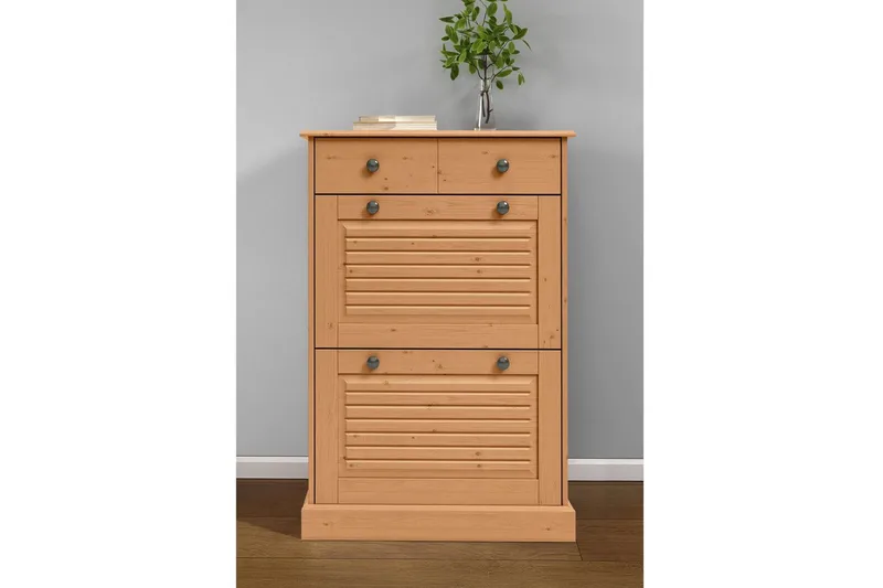 Mille Skoskåp 75x105 cm - Brun - Förvaring - Sko- & klädförvaring - Skoförvaring