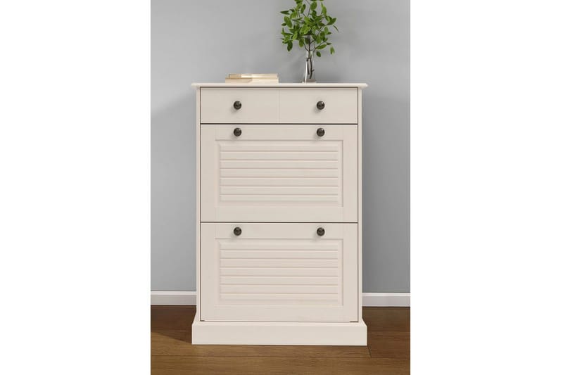 Mille Skoskåp 75x105 cm - Vit - Förvaring - Sko- & klädförvaring - Skoförvaring