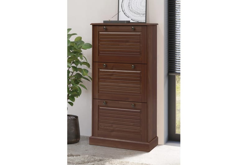Mille Skoskåp 75x130 cm - Brun - Förvaring - Sko- & klädförvaring - Skoförvaring