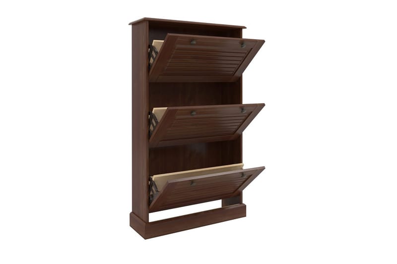 Mille Skoskåp 75x130 cm - Brun - Förvaring - Sko- & klädförvaring - Skoförvaring