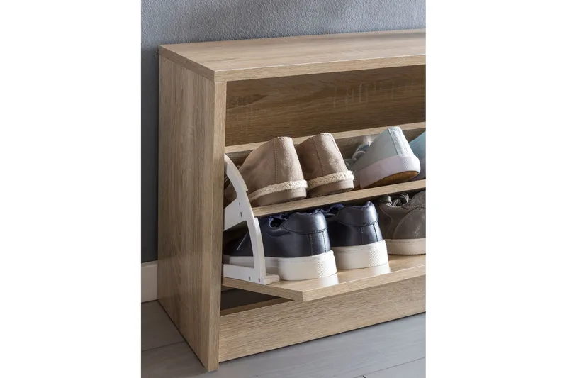 Mosbarger Skohylla 80x24 cm - Trä/natur - Förvaring - Sko- & klädförvaring - Skoförvaring