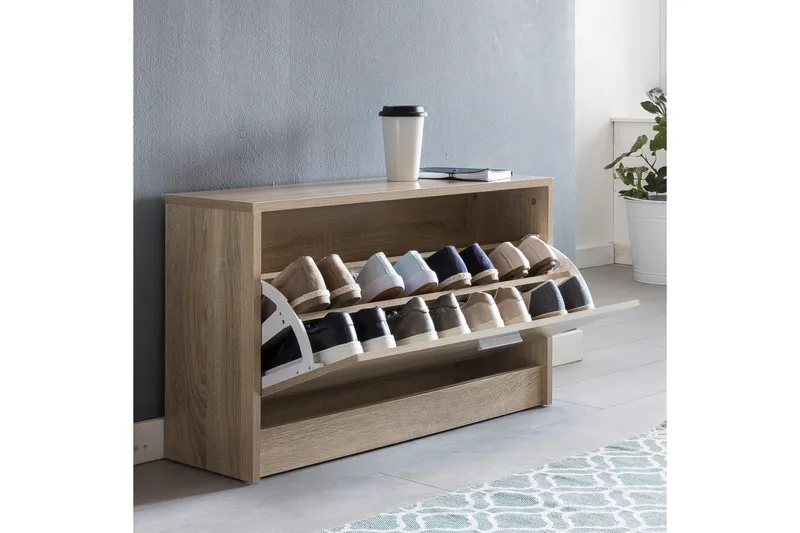 Mosbarger Skohylla 80x24 cm - Trä/natur - Förvaring - Sko- & klädförvaring - Skoförvaring