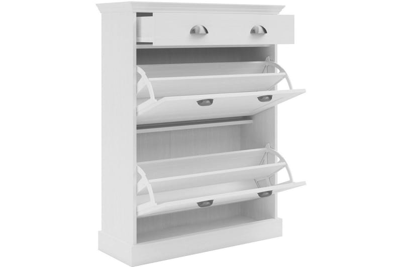 Motala Skoskåp 80x105 cm - Vit - Förvaring - Sko- & klädförvaring - Skoförvaring