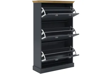 Motala Skoskåp 80x132 cm - Grå - Förvaring - Sko- & klädförvaring - Skoförvaring