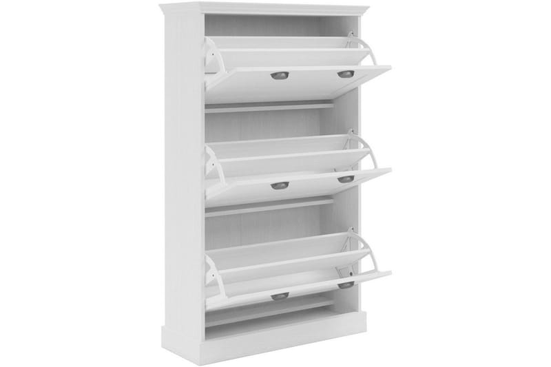 Motala Skoskåp 80x132 cm - Vit - Förvaring - Sko- & klädförvaring - Skoförvaring