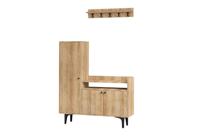 NAIRAC Skoskåp 120x35 cm Natur - Förvaring - Sko- & klädförvaring - Skoförvaring