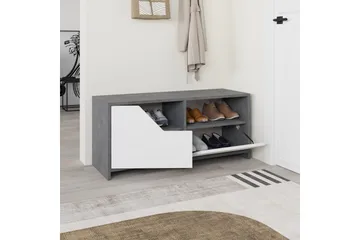 Nexus Skoskåp 105 cm - Grå/Vit - Förvaring - Sko- & klädförvaring - Skoförvaring