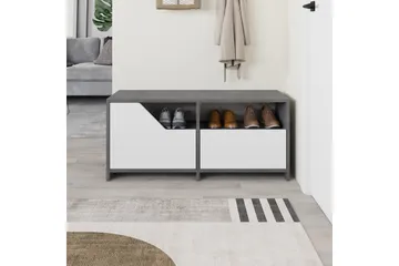 Nexus Skoskåp 105 cm - Grå/Vit - Förvaring - Sko- & klädförvaring - Skoförvaring